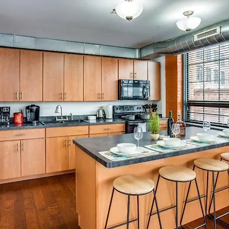 Centric Modern Loft W/ King Beds Apartment Rochester Exterior photo